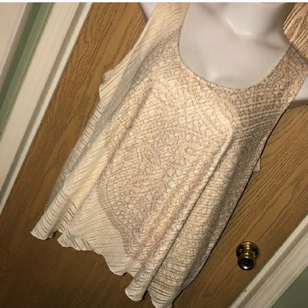Textured layer tank top